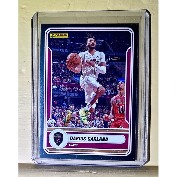2023-24 Darius Garland Panini NBA #43 Silver Foil Card Cleveland Cavaliers - Picture 1 of 2